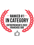 Ranked #1 in Category Entrepreneur's 2022 Franchise 500